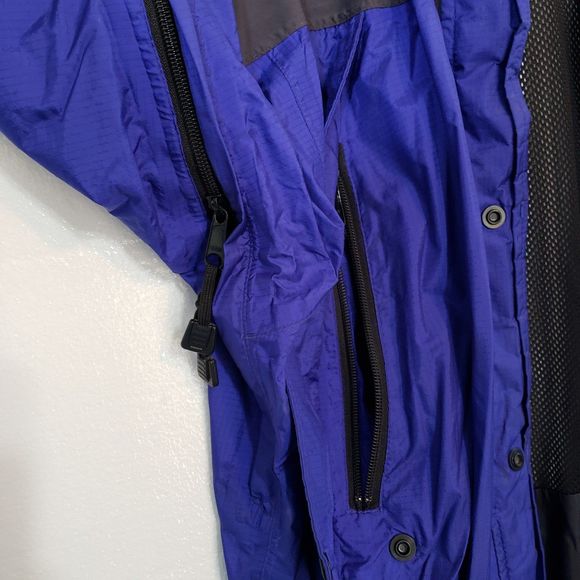 Solstice Microshed Men's XL Hooded Blue and Black Jacket - Picture 8 of 11